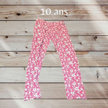 Legging motif fleurs La Redoute