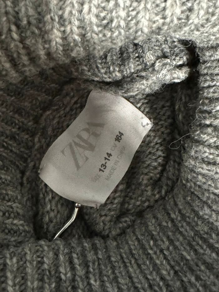 Pull enfant gris - photo numéro 3