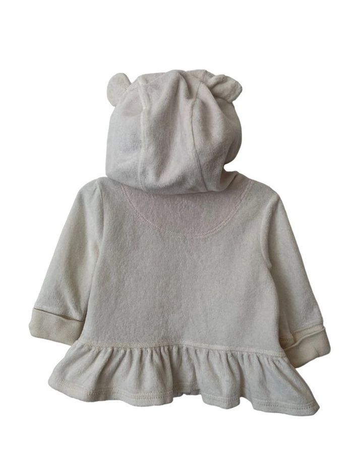 Veste à capuche rose - baby GAP 3-6 mois - photo numéro 5