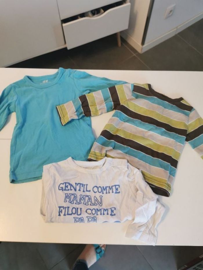 Lot tee shirt manches courtes