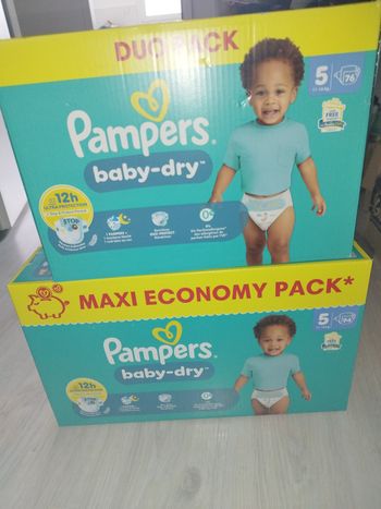 Couches Pampers taille 5