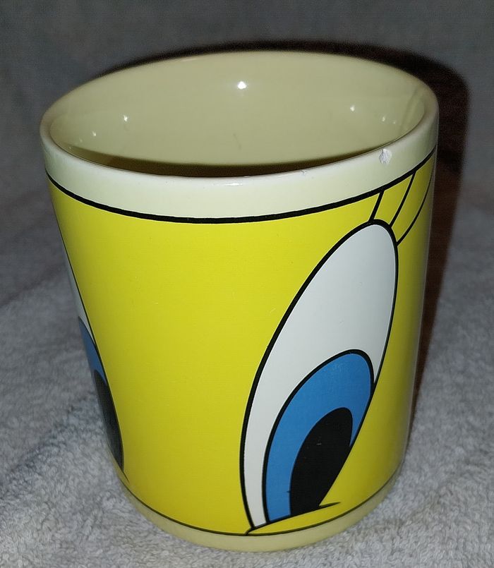 rare Mug tasse les yeux de Titi Warner Bros Titi et Grosminet - photo numéro 4