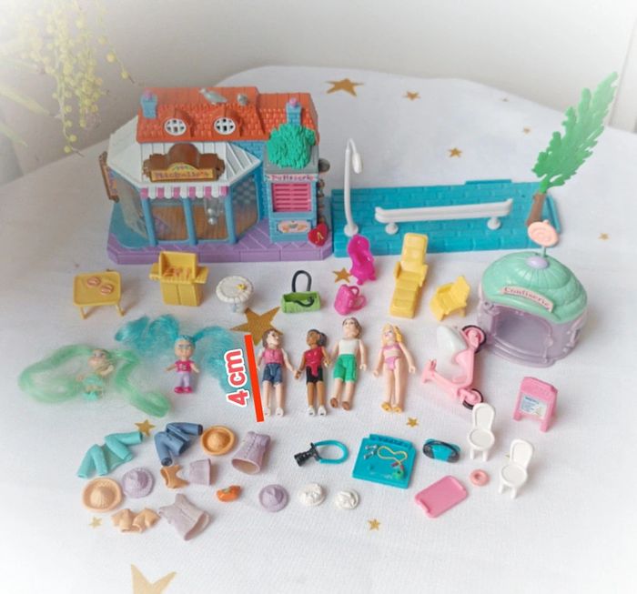 1997 mini pouce confiserie café pâtisserie michelle's génie toy restaurant Polly petite poupée small