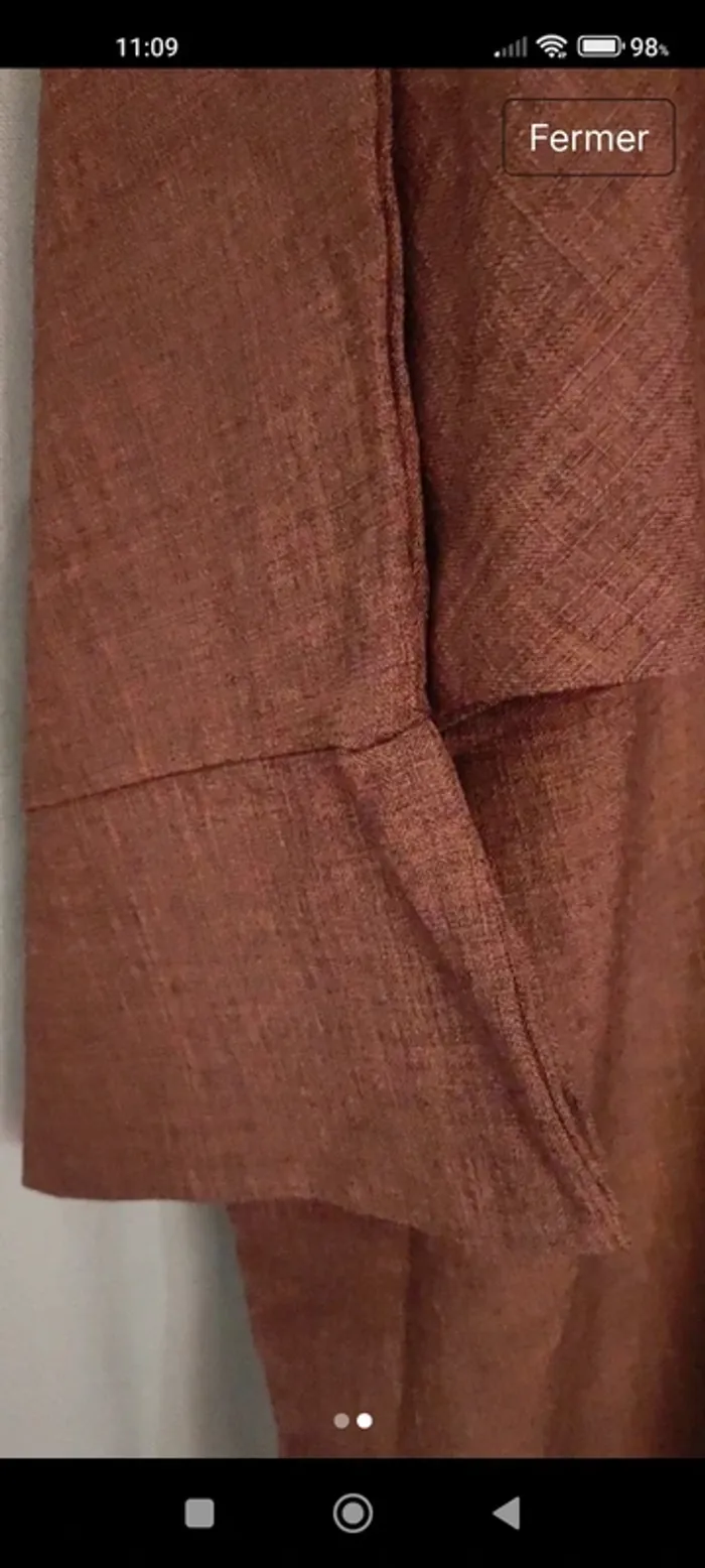 Très grande robe marron - photo numéro 2