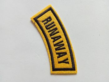 Patch thermocollant - Runaway