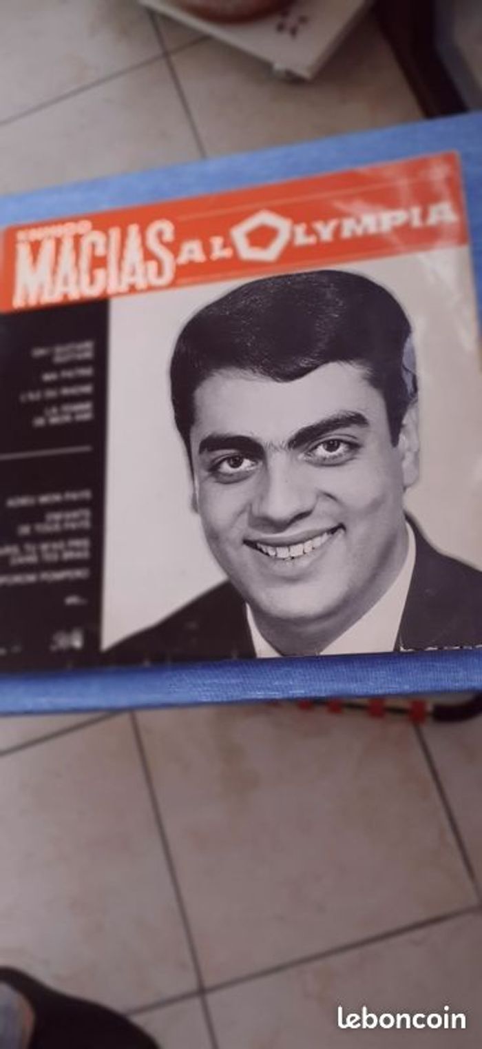 Lot de 2 disques vinyl 33 tours Enrico Macias