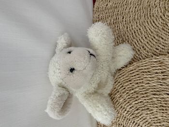 Doudou Mouton Blanc et Beige