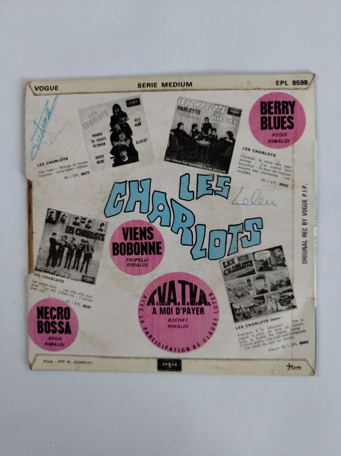 Vinyle les Charlots - photo numéro 2