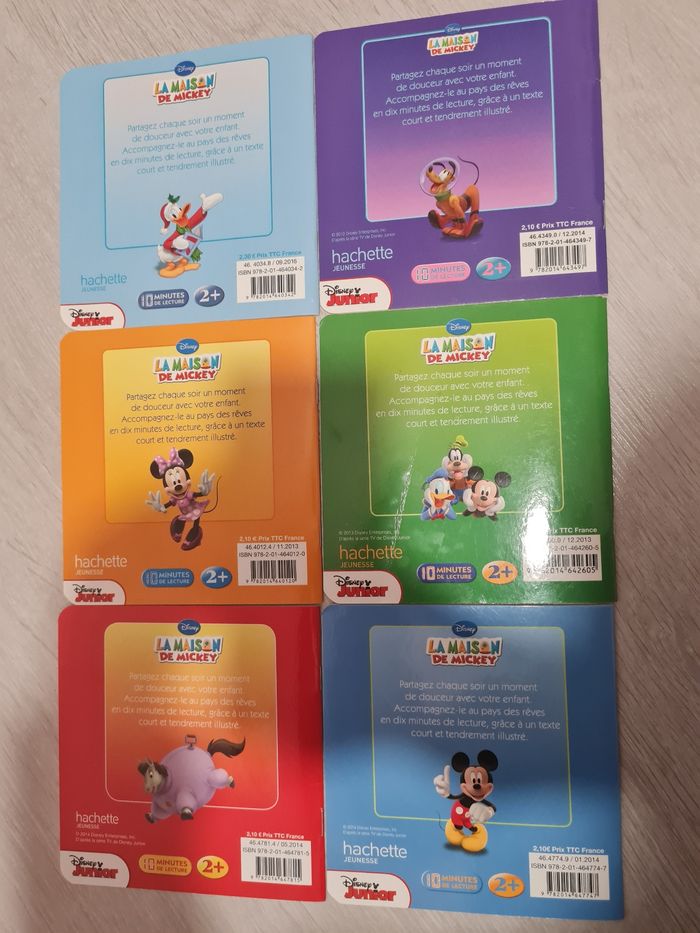 Lot 6 livres Mickey Mon histoire du soir comme neufs - photo numéro 2