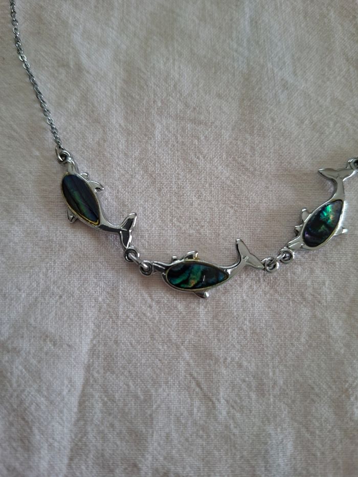 Collier 3 dauphins - photo numéro 2