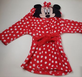 Peignoir Minnie Disney taille 3 ans