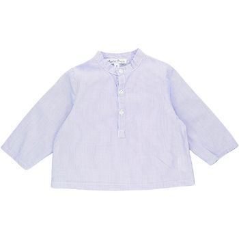 Chemise à manches longues 6 mois en coton Marie Puce