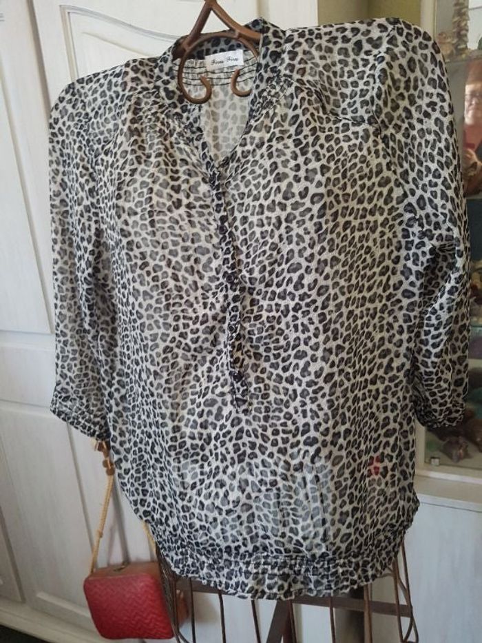 Tunique femme léopard. T U. Fiou Fiou