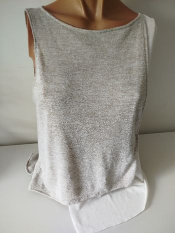 Tee shirt beige Zara