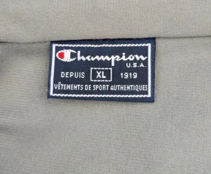 Veste vintage Champion - logo brodé - taille XL - photo numéro 4