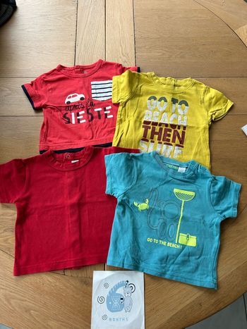 Lot 3 T-shirtsTaille 6 Mois