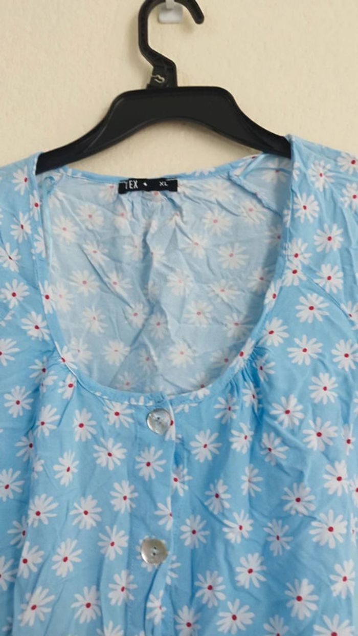 Blouse à fleurs - Tex - taille 42' - photo numéro 4