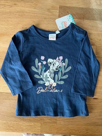 tee shirt manche longue 101 dalmatiens disney