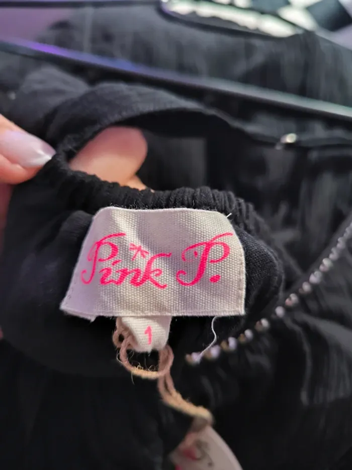 Robe noire Pink P.  Taille 1 (équivalent S/M) Neuve avec étiquette - photo numéro 6