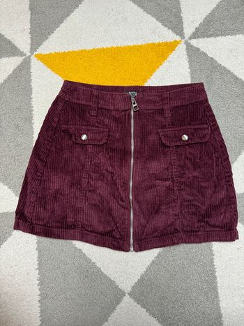 Jupe en velours Bershka Taille 36