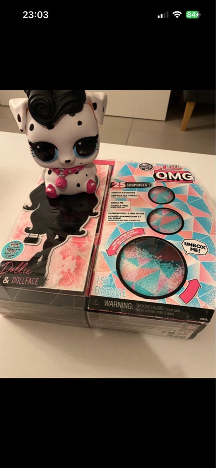 LoL Surprise OMG DOLLIE & DOLLFACE BAMBOLA SPARKLE MAKE UP BIGGER CHALET HOUSE - photo numéro 9