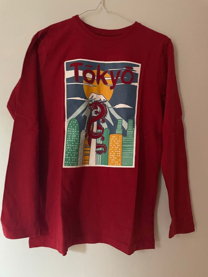 Lot été garçon t-shirt + short 11/12 a