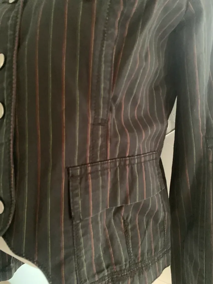 Blazer vintage rayé One Step taille 44 - photo numéro 7