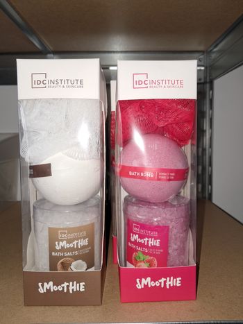 Coffret bombe de bain + sel de bain  + éponge