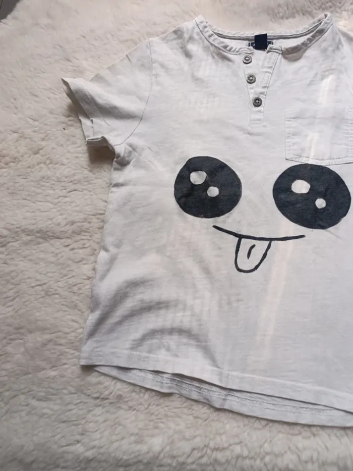 T-shirt blanc Kiabi - photo numéro 3