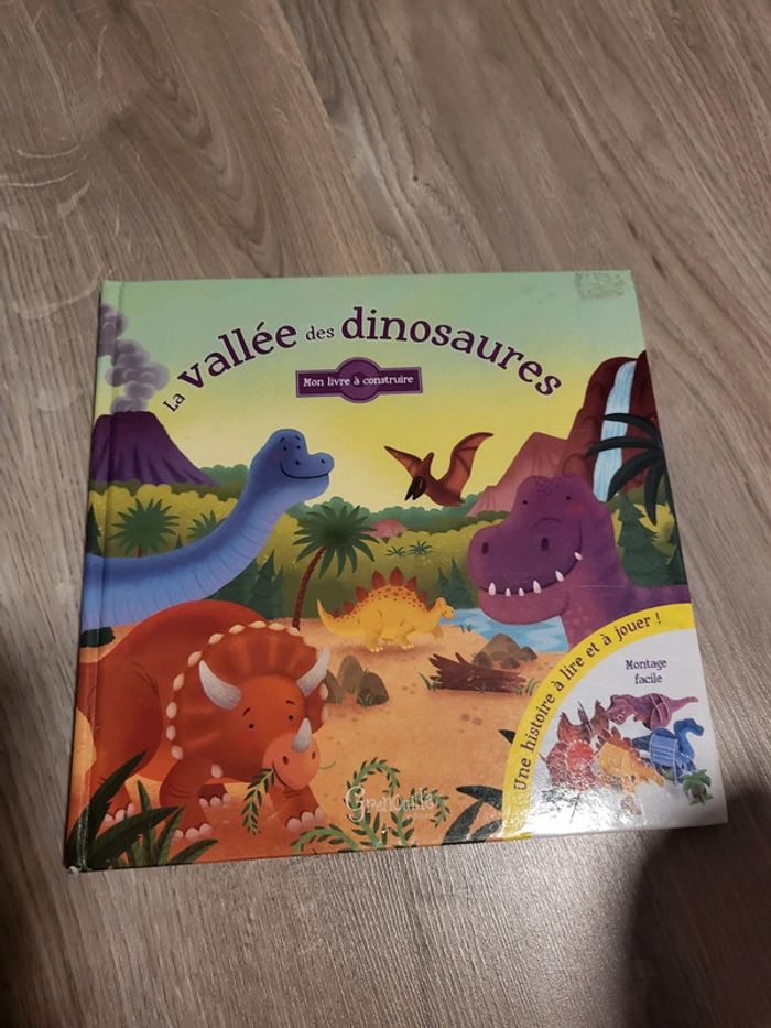 Livre la vallee des dinosaures de grenouille éditions
