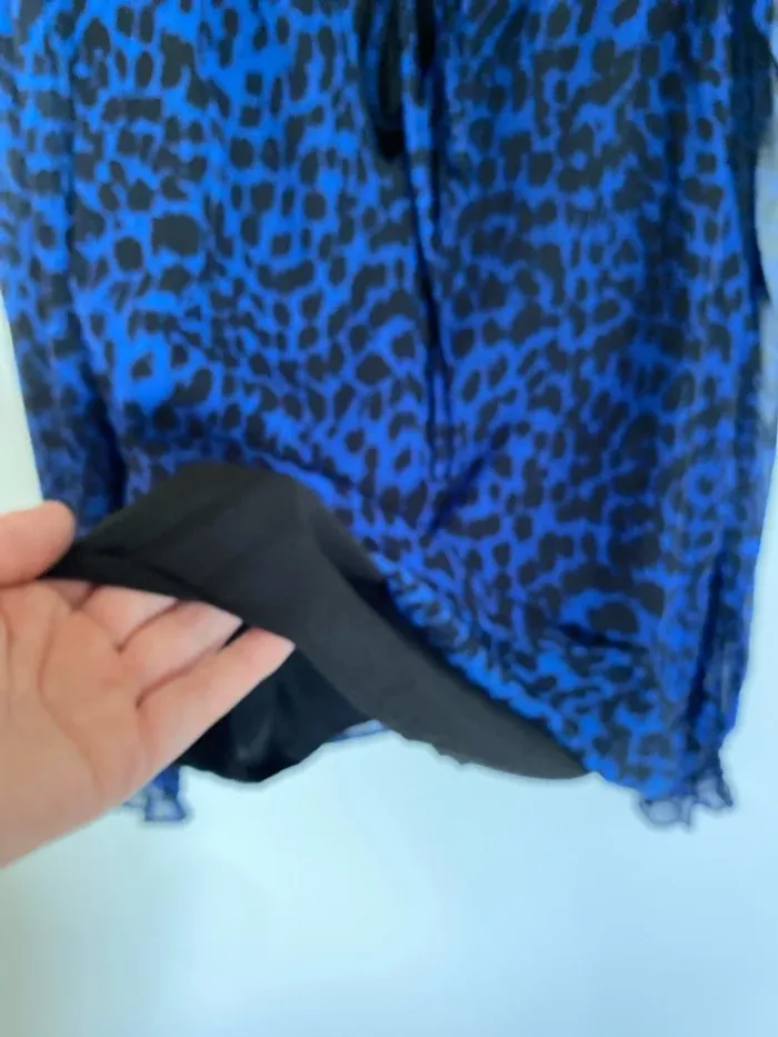 Blouse noir et bleu SHEIN - photo numéro 6