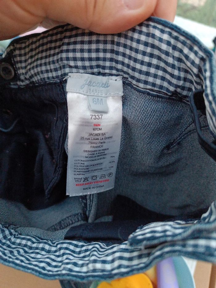🔸 Short Jean Jacadi Stretch Fille 6 Mois🔸 - photo numéro 10