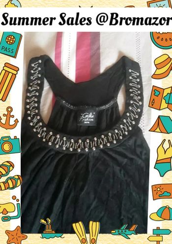Tunique col sequins taille 38 40