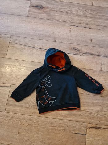 Pull sweat capuche tigrou 3 ans