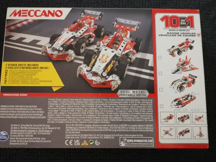 Jeu meccano 10 en 1 Racing véhicules de course level 2 - photo numéro 2