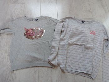 Lot de 2 pulls fille 10 ans