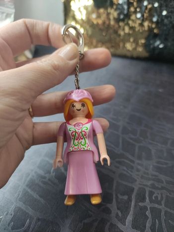 Porte clés playmobil princesse
