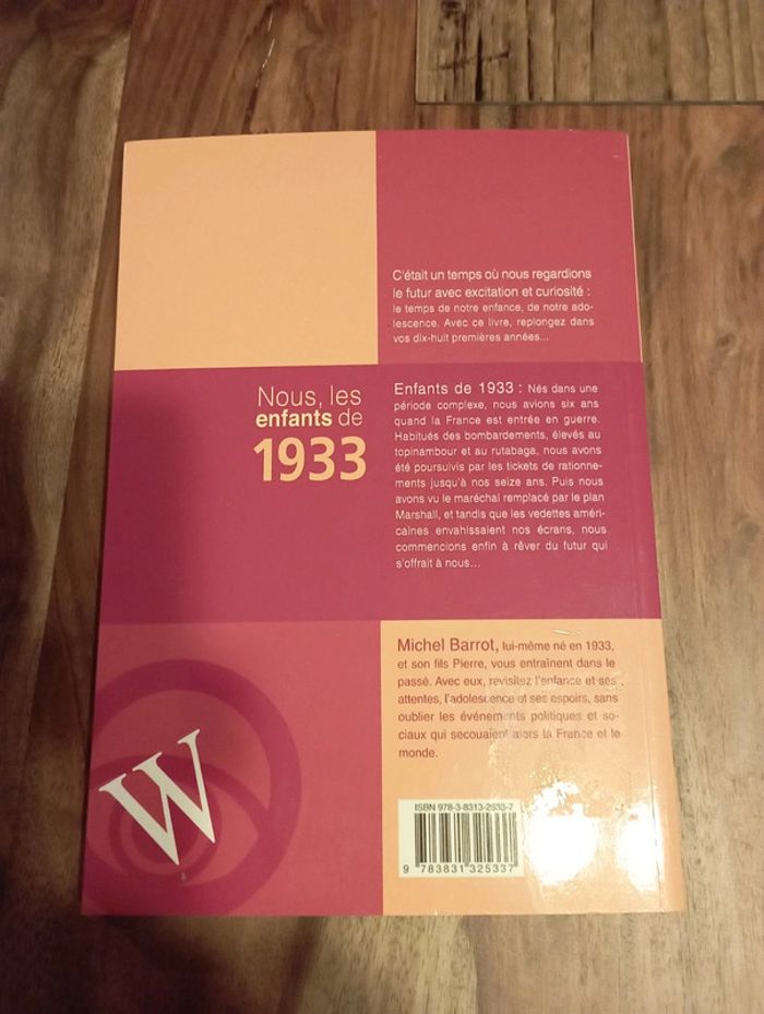 Livre "nous, les enfants de 1933" - photo numéro 2