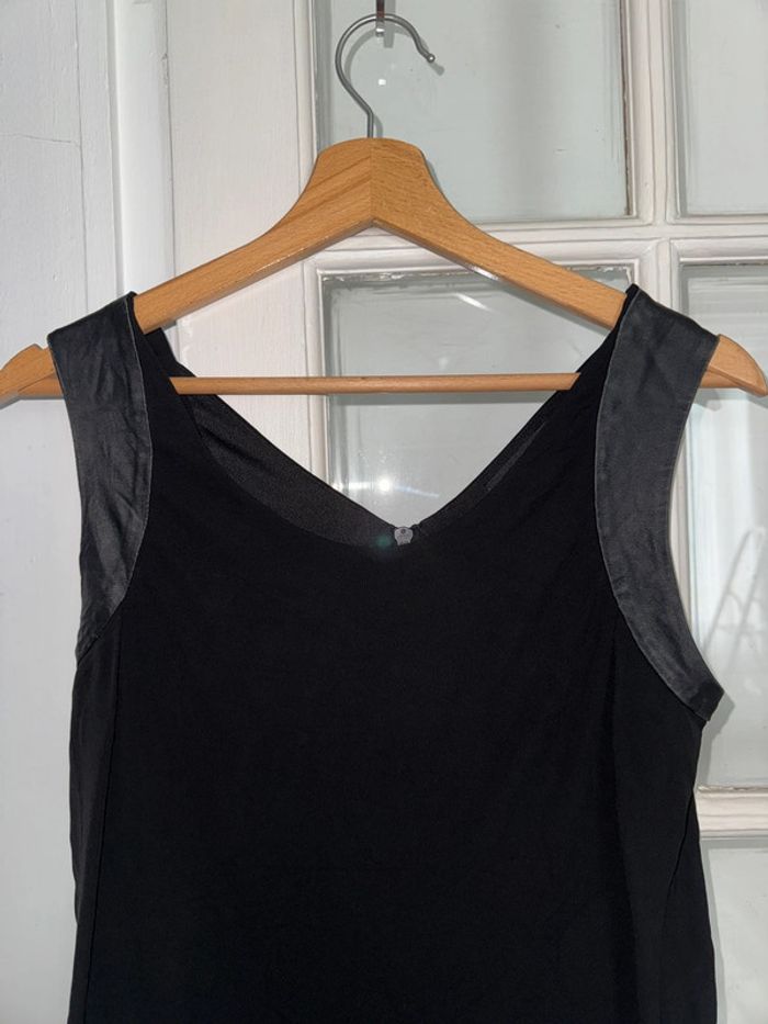 Robe avec du cuir the Kooples Taille 36 - photo numéro 3