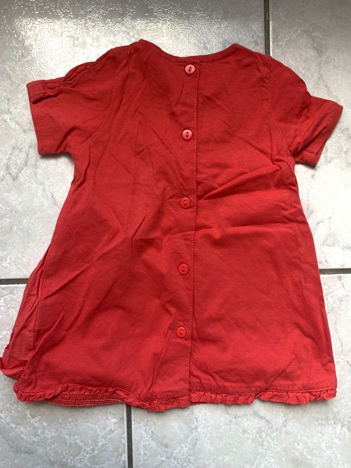 Robe rouge 6 mois - photo numéro 2