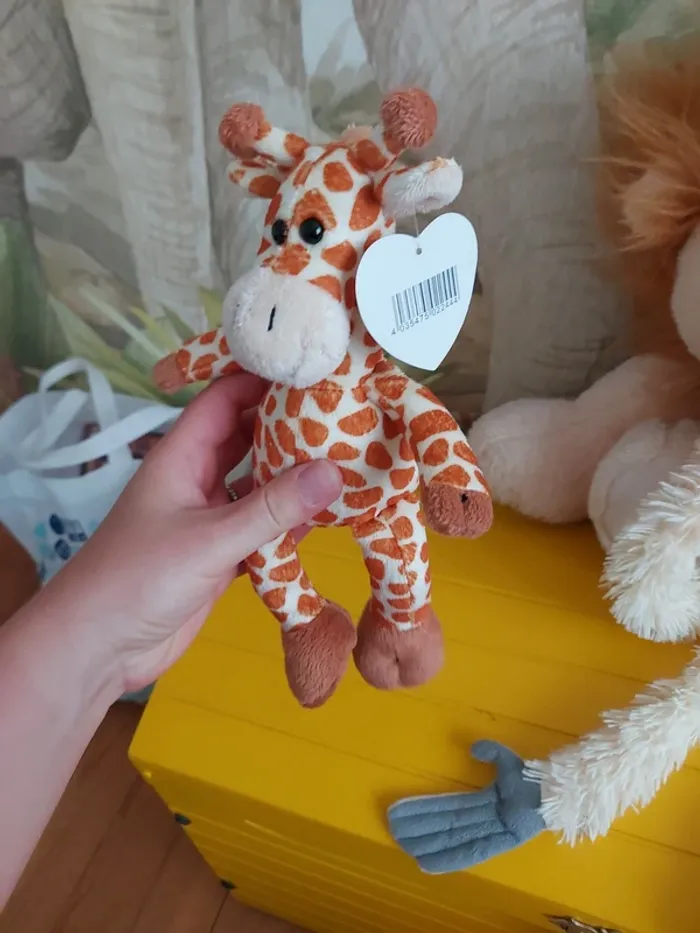 Ensemble  4 peluches savane - photo numéro 3