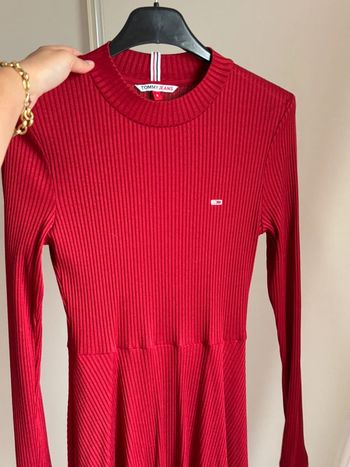 Robe rouge Tommy Jeans