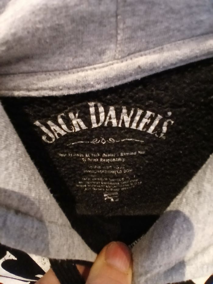 Sweet à capuche noire Jack Daniel's - photo numéro 3