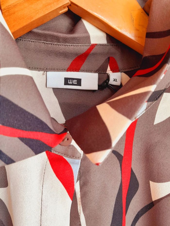 Chemise à manche longues femmes multicolores taille XL - photo numéro 2