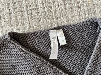 Cache cœur gris foncé 