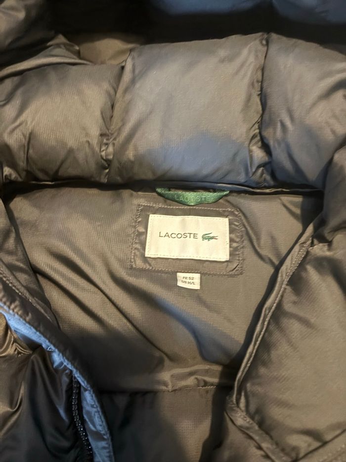 doudoune Lacoste noir pour homme - photo numéro 4