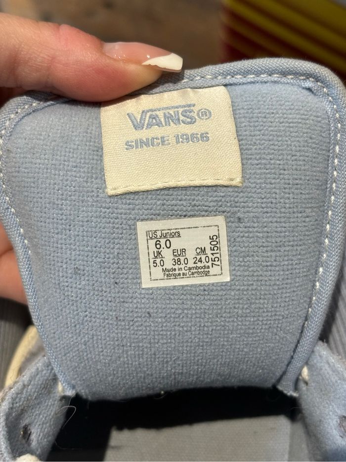 Vans Knu Skool bleu pastel – Pointure 38 - photo numéro 2