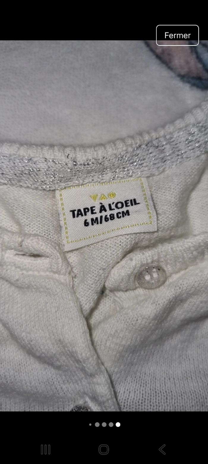 Gilet 6 mois en très bon état - photo numéro 10