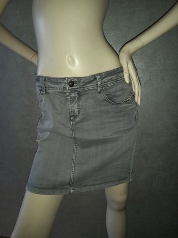jupe en jeans grise etam taille 42