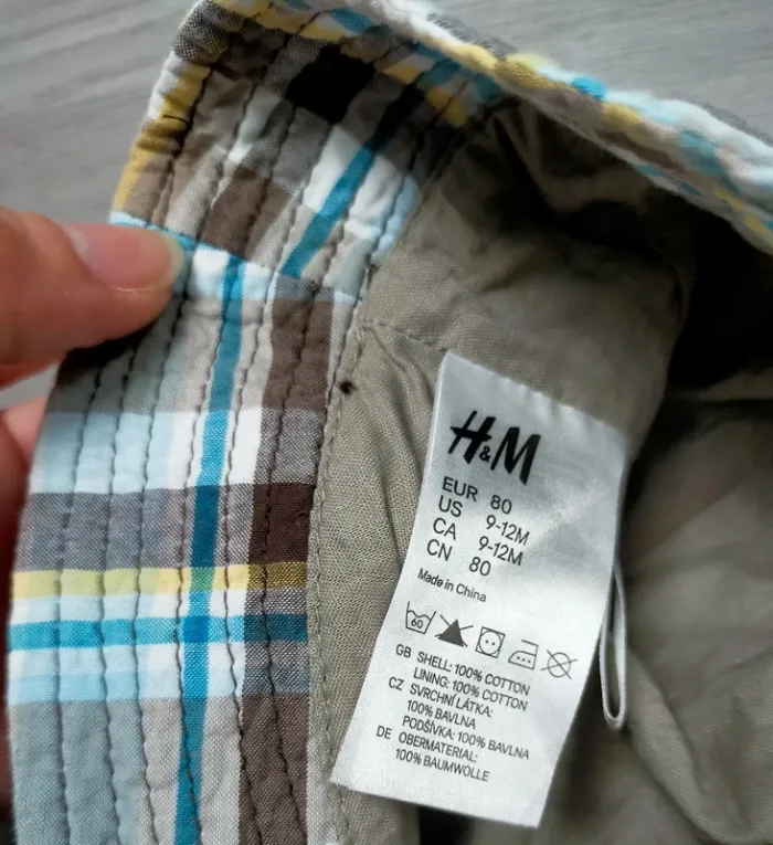 Bob à rayures garçon 9-12 mois H&M - photo numéro 3